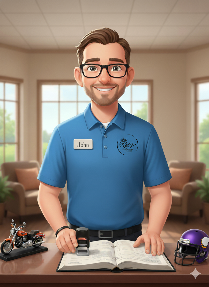 Say Hi to John: Notary Services and Support at Reign